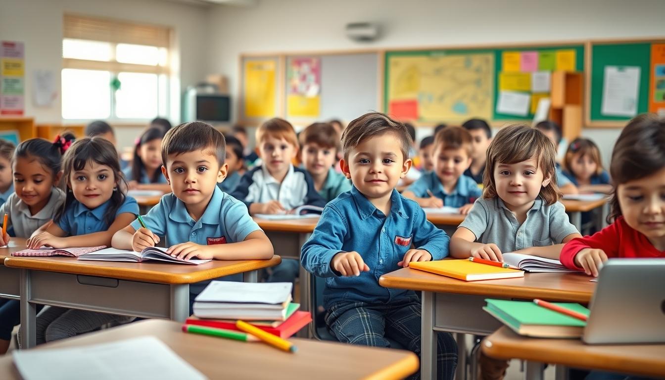Students working in research laboratory